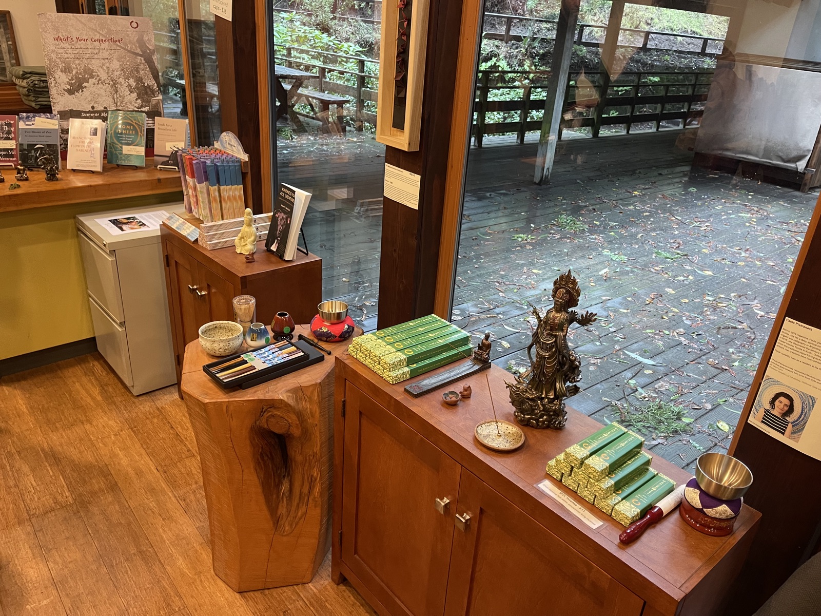 Agroverse on the shelves at Green Gulch Farm Zen Center, Marin County