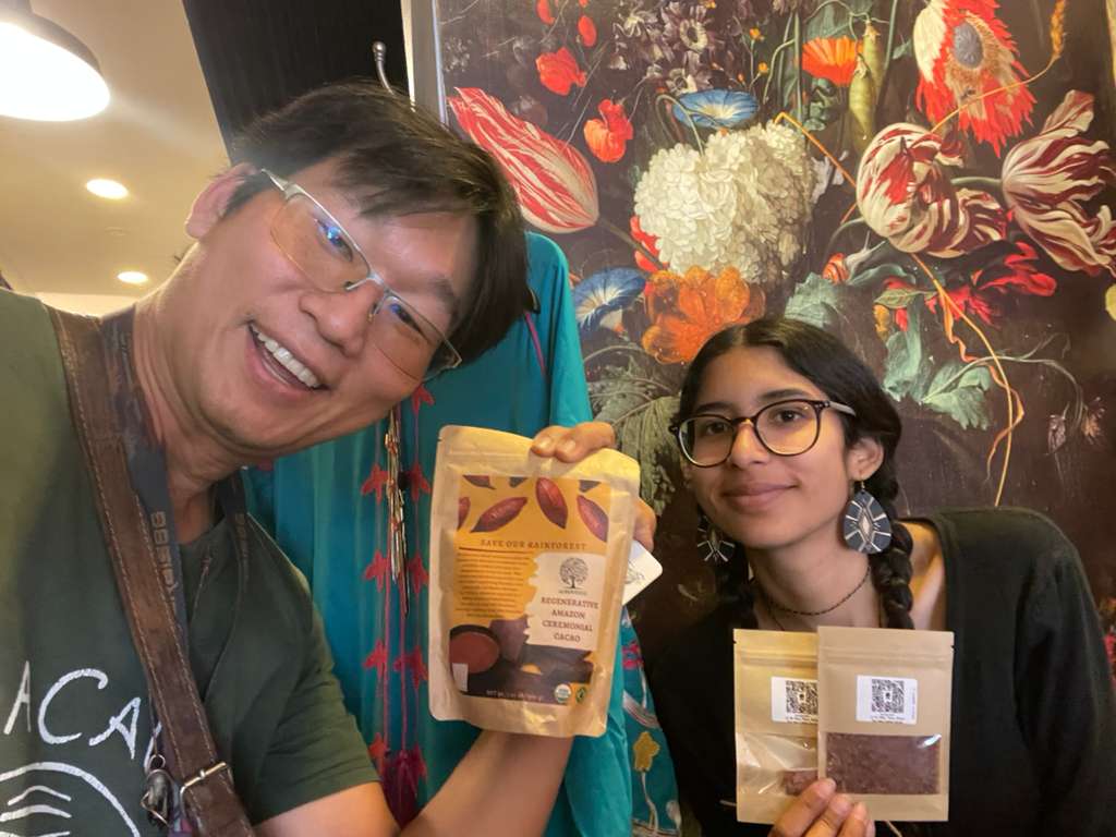 Lyza from Raven Things Collected with Agroverse ceremonial cacao