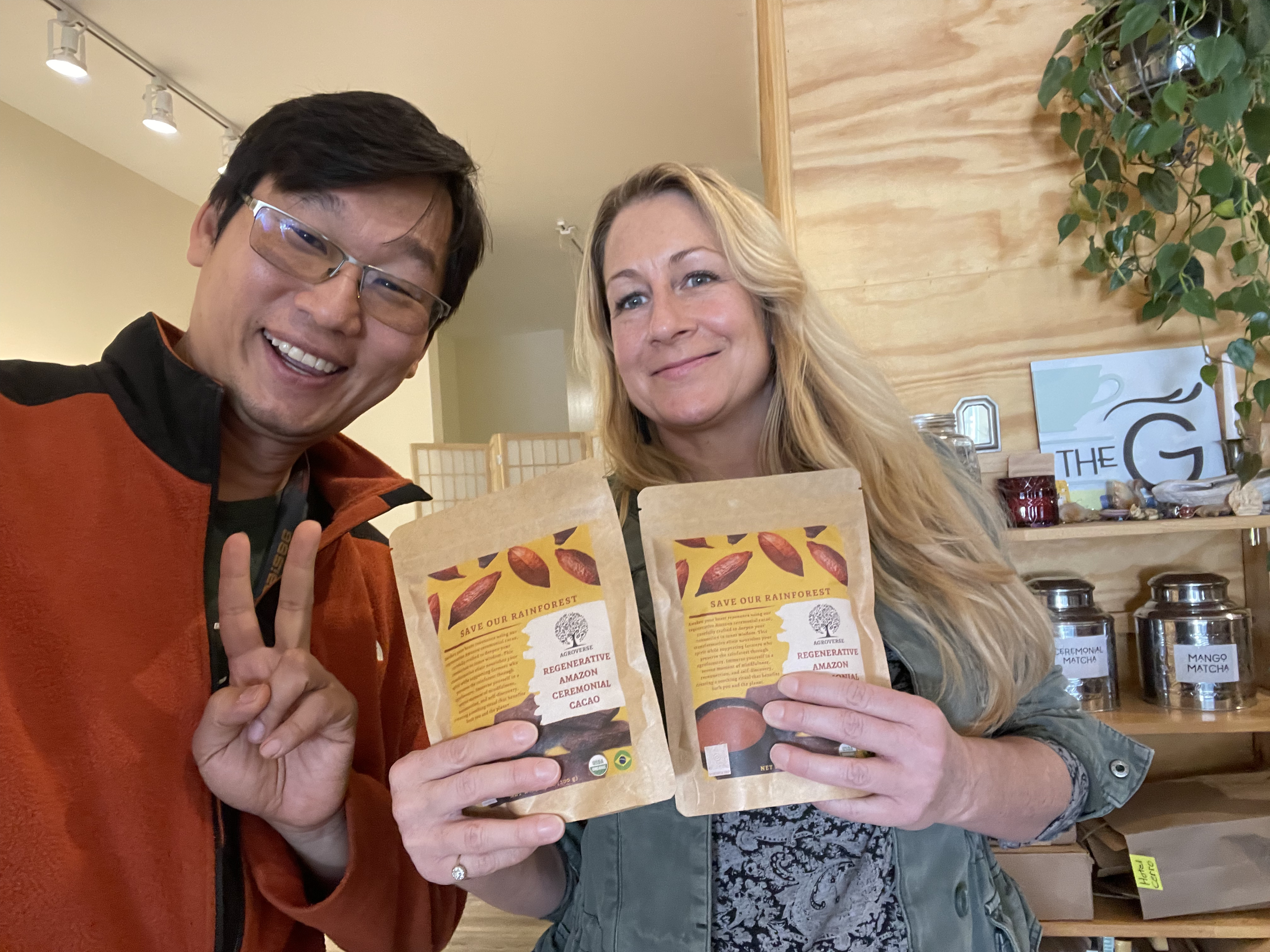 Agroverse cacao at Secrets of Garden, San Luis Obispo